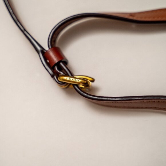 NWOT Coach Leather Monogram Corssbody Bag - Picture 6 of 15